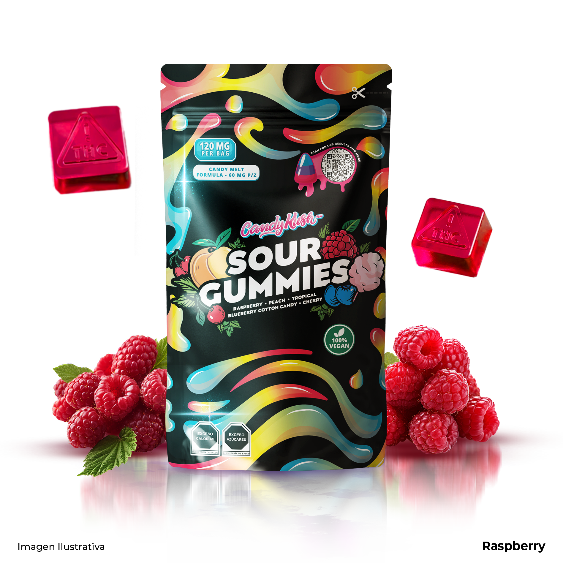 CandyKush - Sour Extreme Gummies